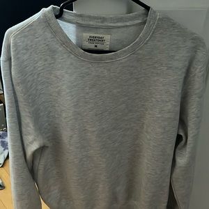 Grey long sleeve sweater